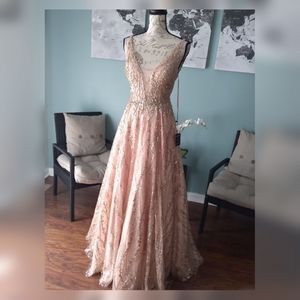 Sparkly a line prom dress Cinderella Divine